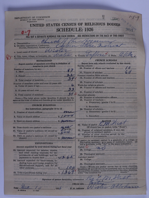 Scan of Church of the Nazarene: 983