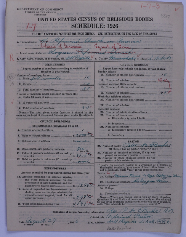Scan of Reformed Church in America: 687