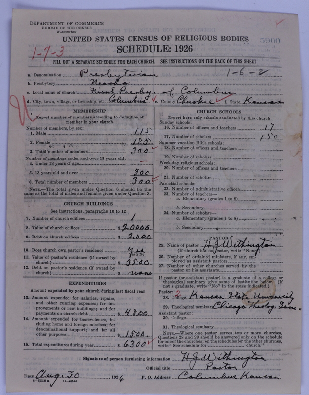 Scan of Presbyterian Church in the United States of America: 5900