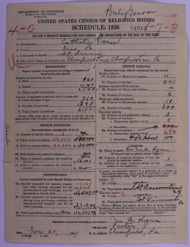 Scan of Roman Catholic Church: 11014