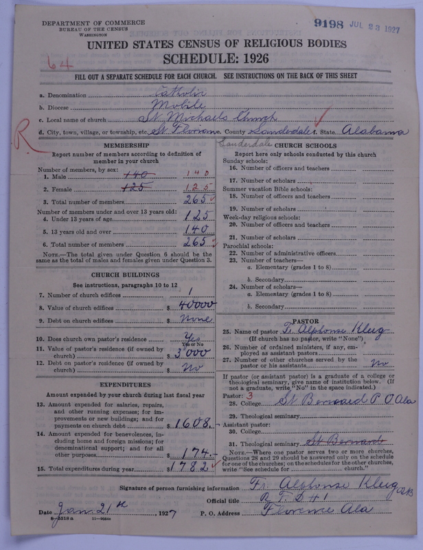 Scan of Roman Catholic Church: 9198