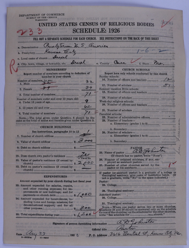 Scan of Presbyterian Church in the United States of America: 5096