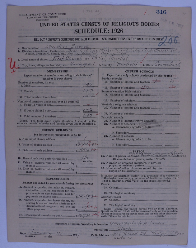 Scan of Church of Christ, Scientist: 316