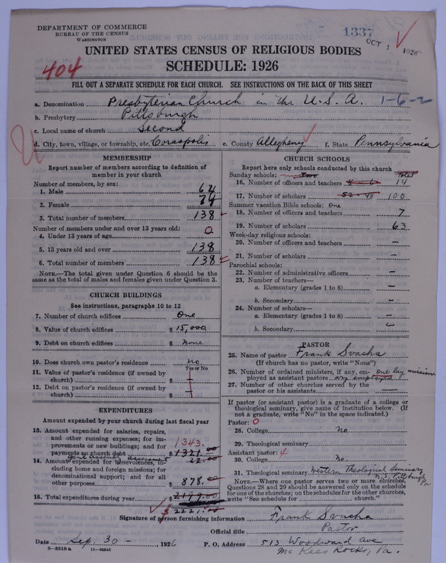 Scan of Presbyterian Church in the United States of America: 1337