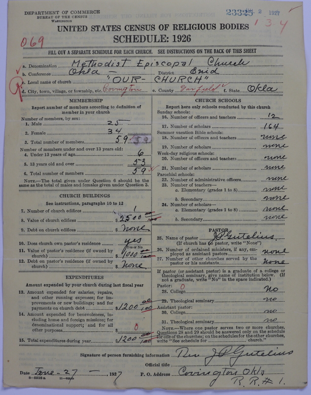 Scan of Methodist Episcopal Church: 23325
