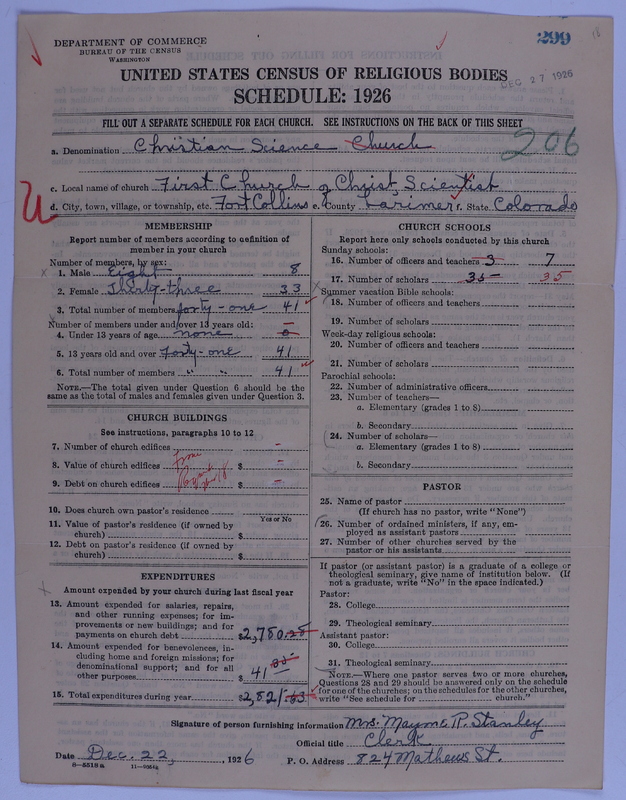 Scan of Church of Christ, Scientist: 299