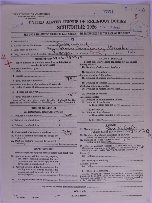 Scan of Negro Baptists: 4751