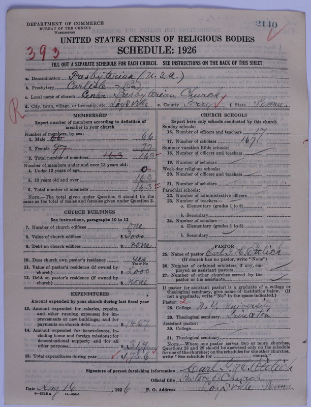 Scan of Presbyterian Church in the United States of America: 2140
