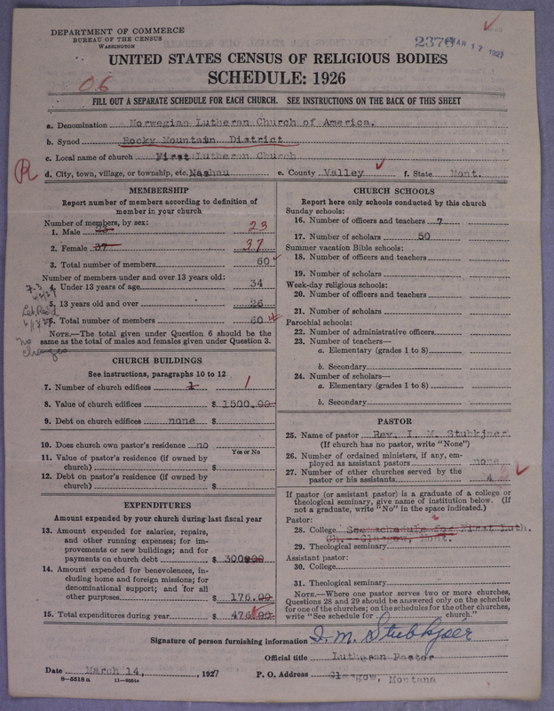 Scan of Norwegian Lutheran Church of America: 2376