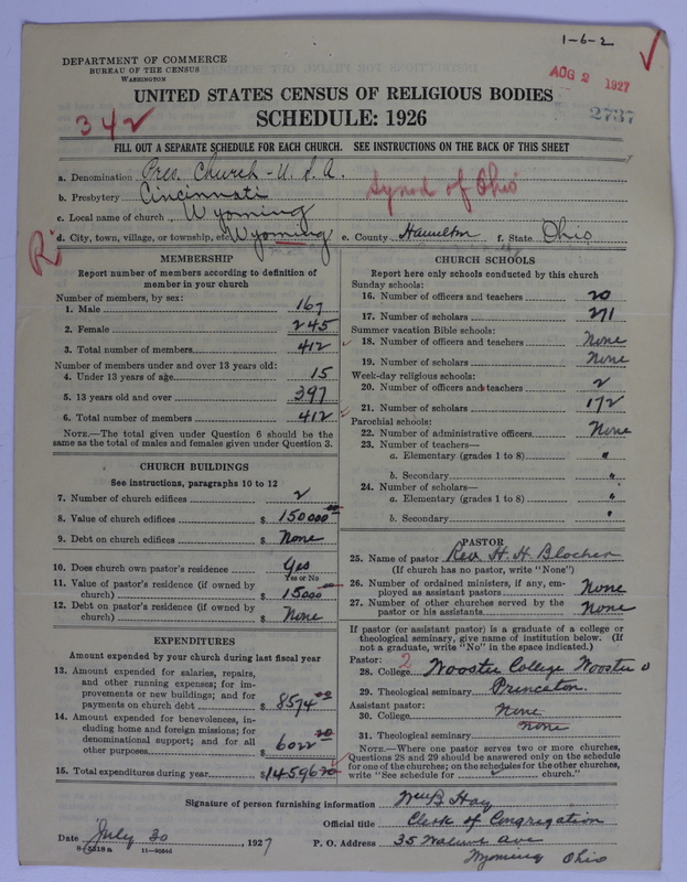 Scan of Presbyterian Church in the United States of America: 2737