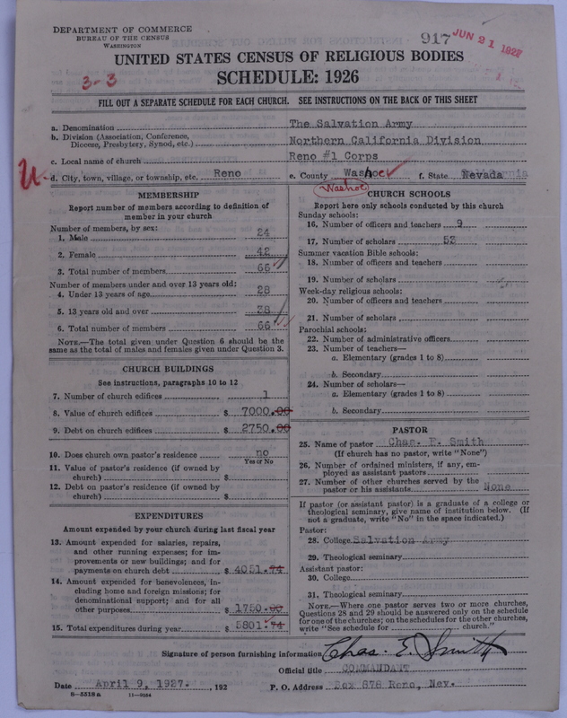 Scan of Salvation Army: 917