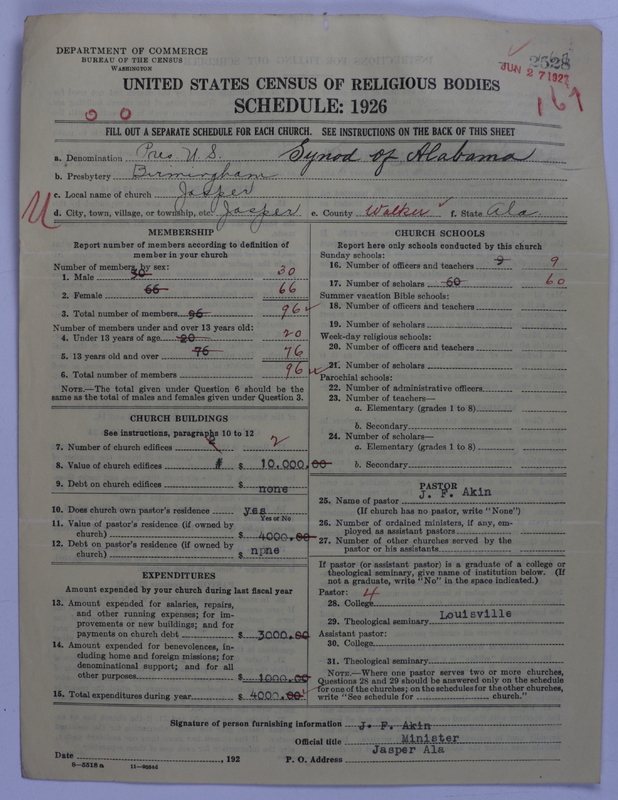 Scan of Presbyterian Church in the United States: 2528