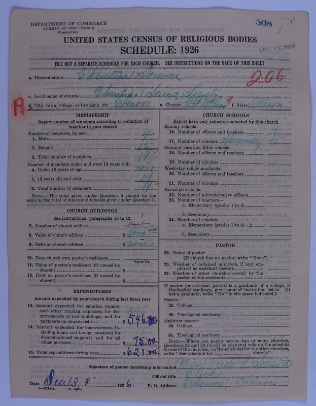 Scan of Church of Christ, Scientist: 508