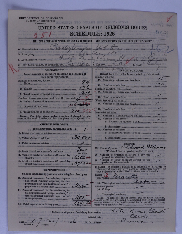 Scan of Presbyterian Church in the United States of America: 8722