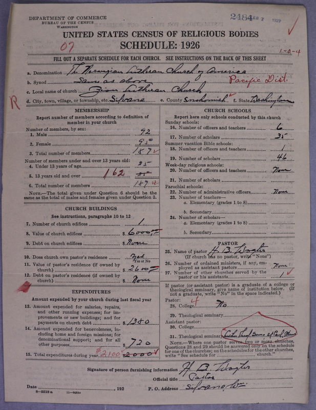 Scan of Norwegian Lutheran Church of America: 2485