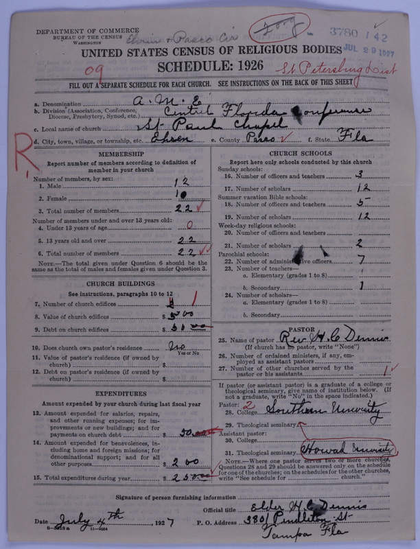 Scan of African Methodist Episcopal Church: 3780