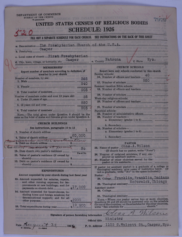Scan of Presbyterian Church in the United States of America: 7979