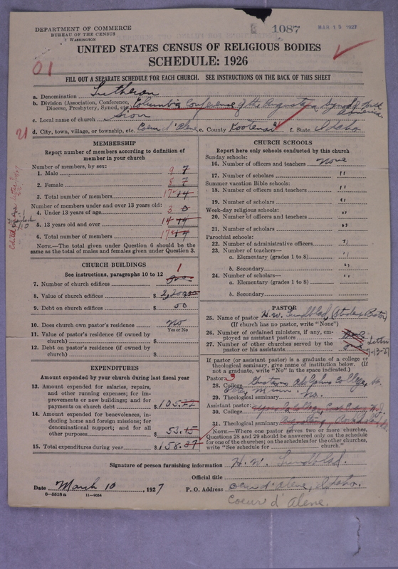 Scan of Evangelical Lutheran Augustana Synod of North America: 1087