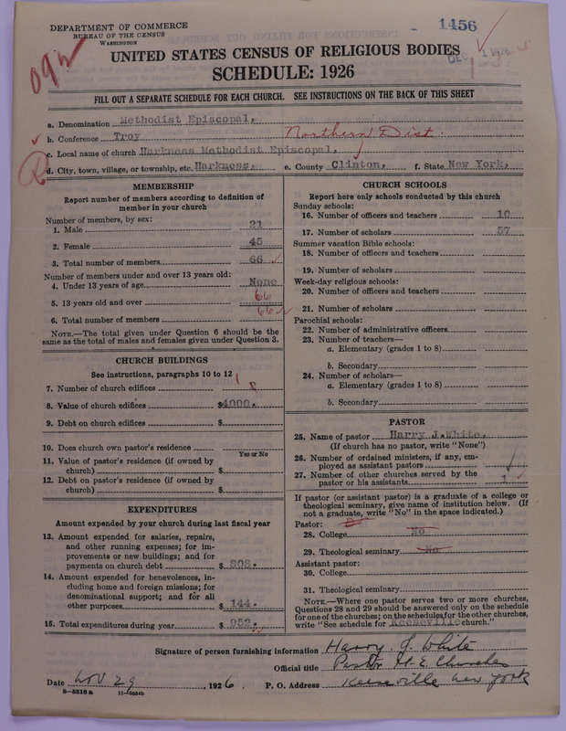 Scan of Methodist Episcopal Church: 1456
