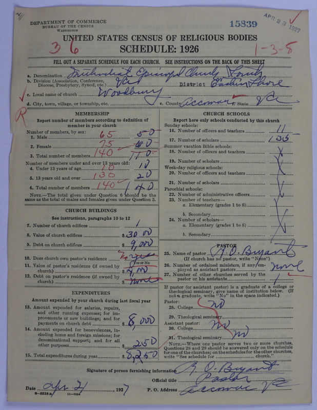 Scan of Methodist Episcopal Church, South: 15839