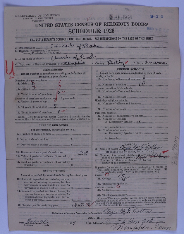 Scan of Church of God (Headquarters, Anderson, Ind.): 664
