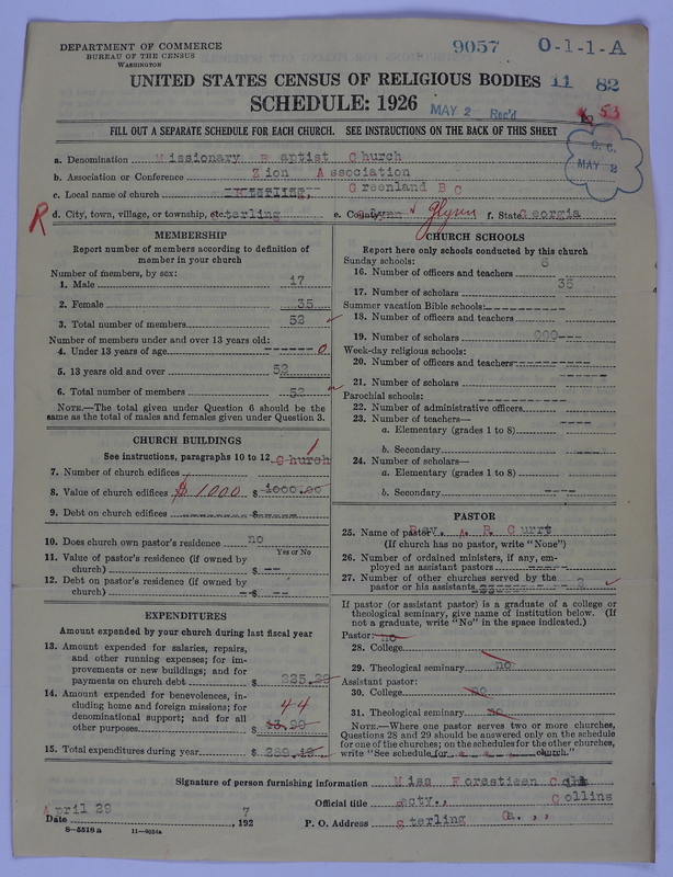 Scan of Negro Baptists: 9057