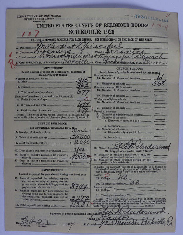Scan of Methodist Episcopal Church: 4936