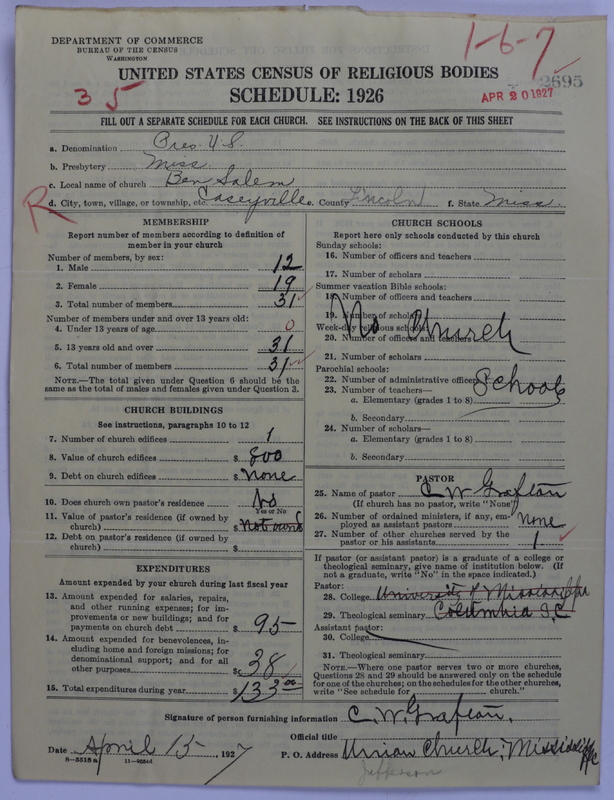 Scan of Presbyterian Church in the United States: 2695