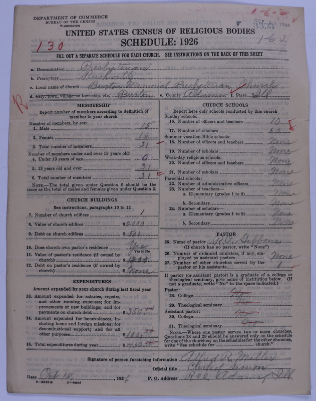 Scan of Presbyterian Church in the United States of America: 3393