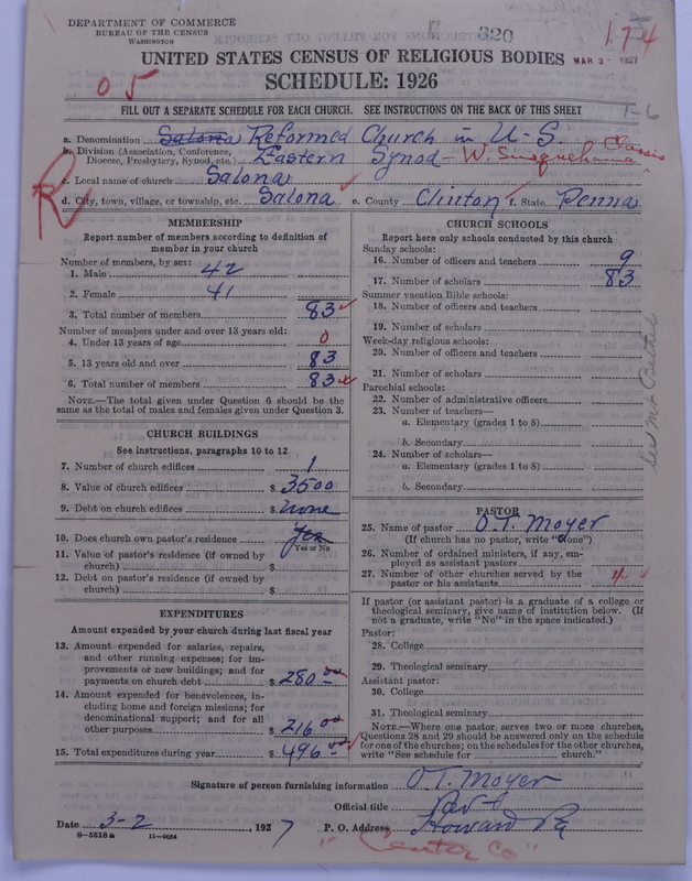 Scan of Reformed Church in the United States: 320