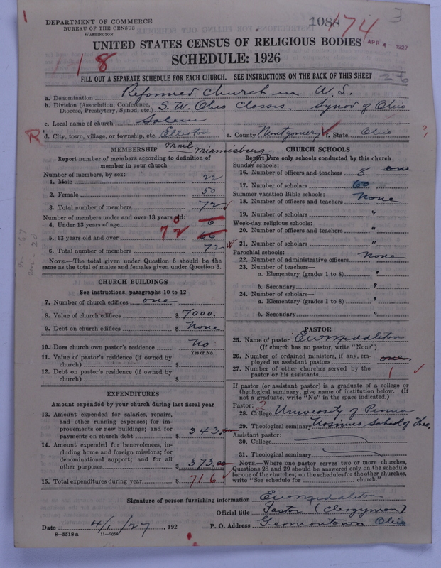 Scan of Reformed Church in the United States: 1088