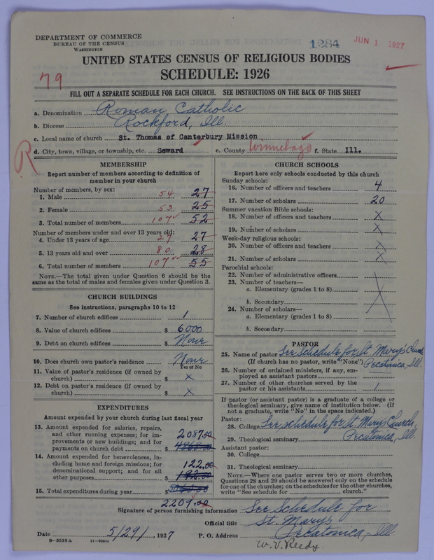 Scan of Roman Catholic Church: 1284