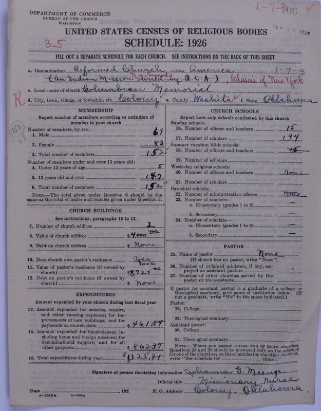 Scan of Reformed Church in America: 706
