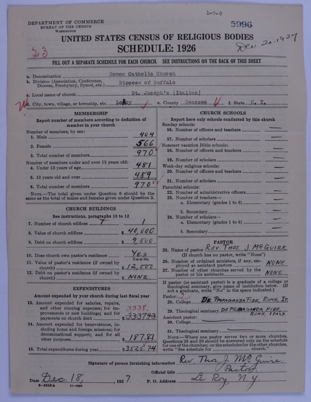 Scan of Roman Catholic Church: 5996