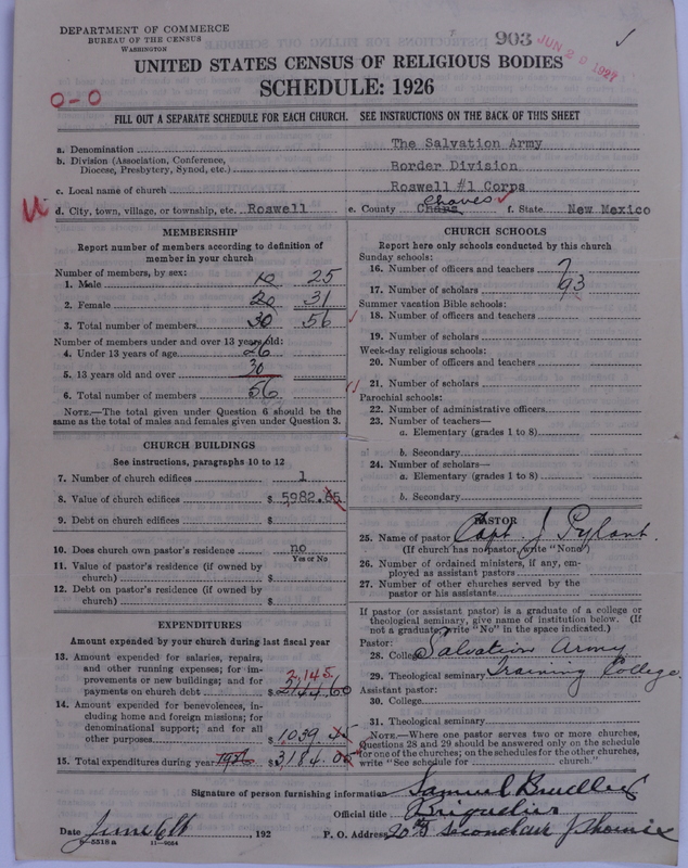 Scan of Salvation Army: 903