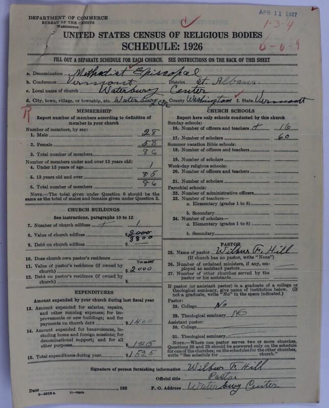 Scan of Federated Churches: 65