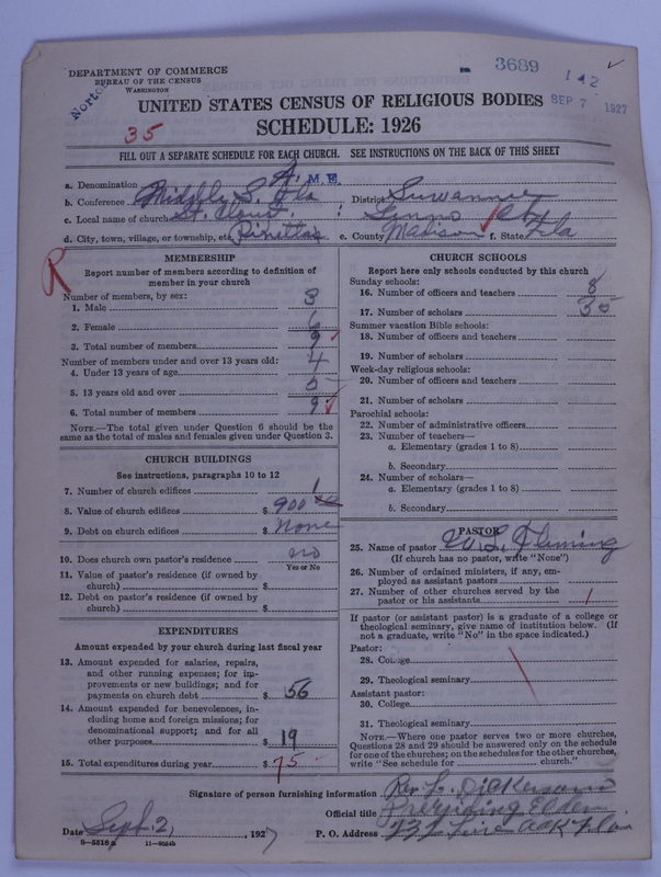 Scan of African Methodist Episcopal Church: 3689