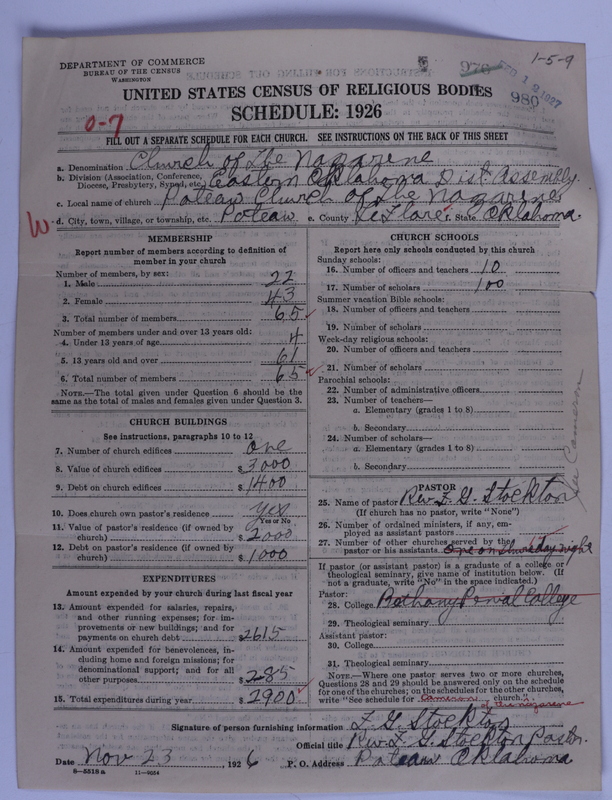 Scan of Church of the Nazarene: 980