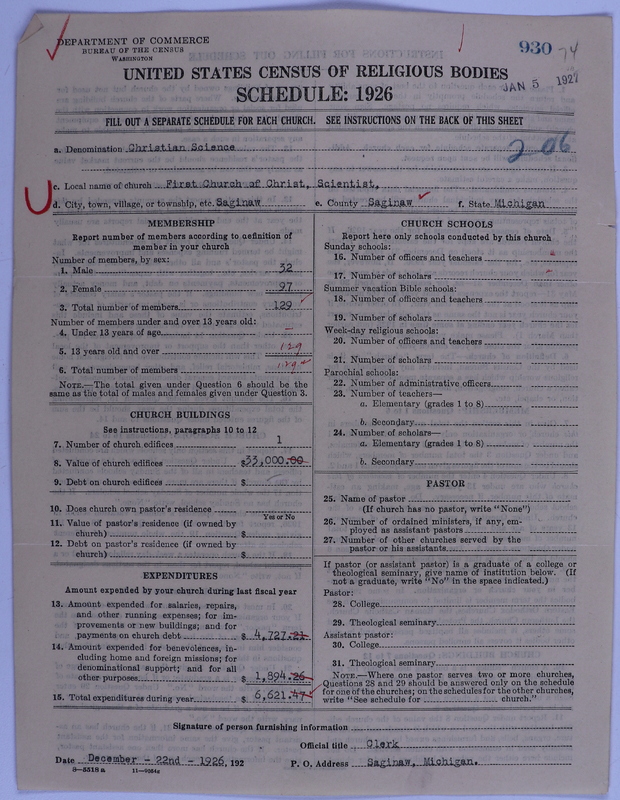 Scan of Church of Christ, Scientist: 930