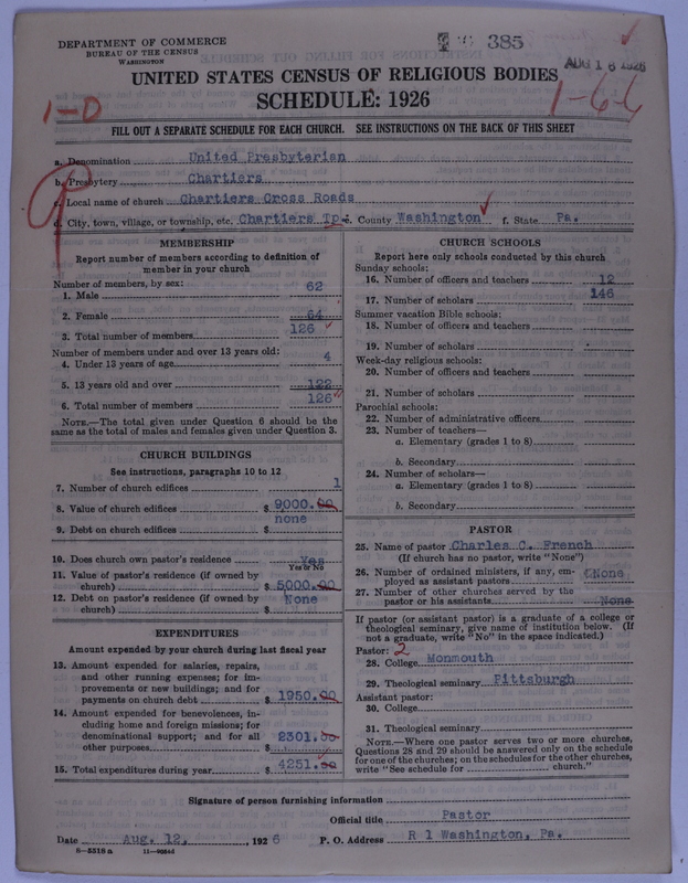 Scan of United Presbyterian Church of North America: 385