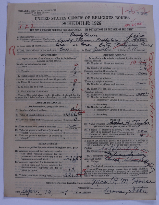 Scan of Presbyterian Church in the United States of America: 3608