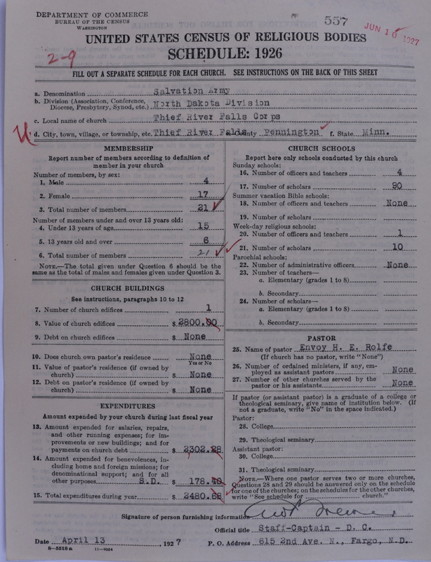 Scan of Salvation Army: 557