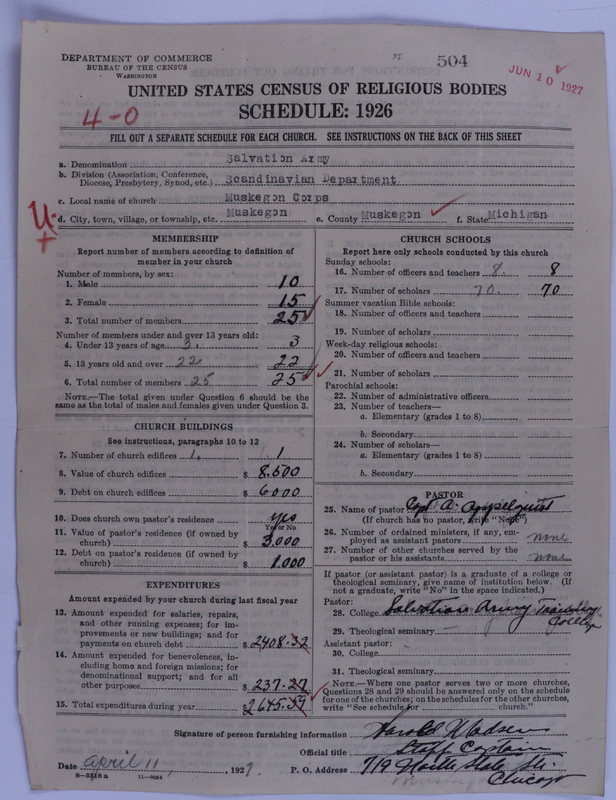 Scan of Salvation Army: 504