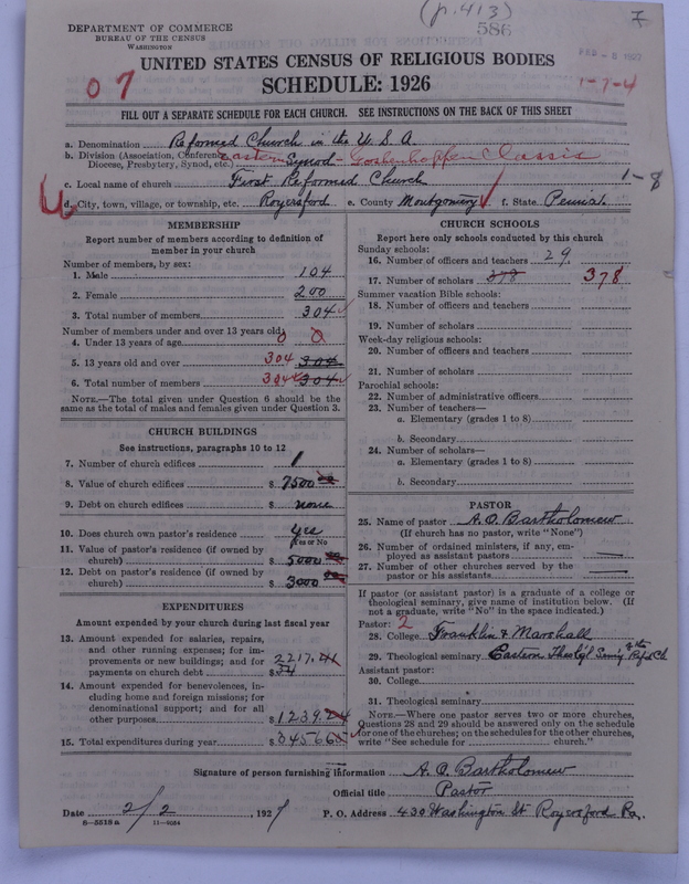 Scan of Reformed Church in the United States: 586