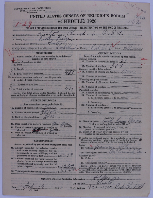 Scan of Presbyterian Church in the United States of America: 3818