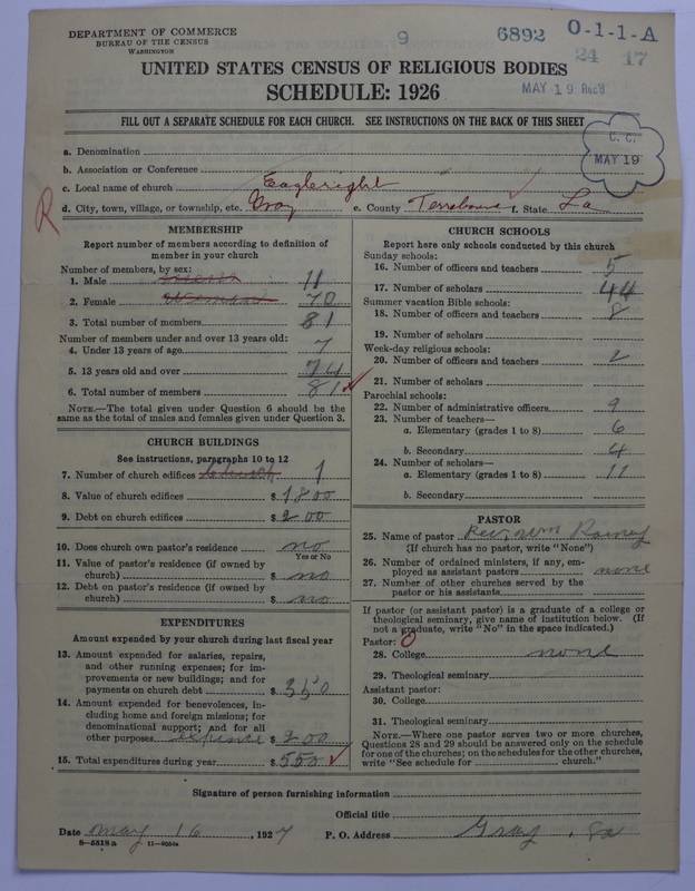 Scan of Negro Baptists: 6892
