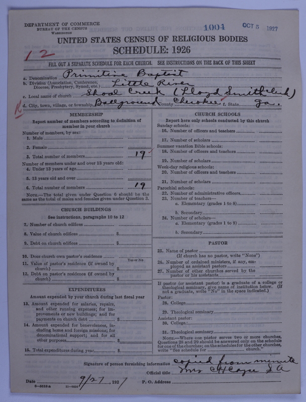 Scan of Primitive Baptists: 1004