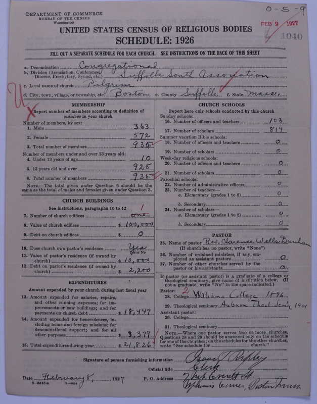 Scan of Congregational Churches: 1040