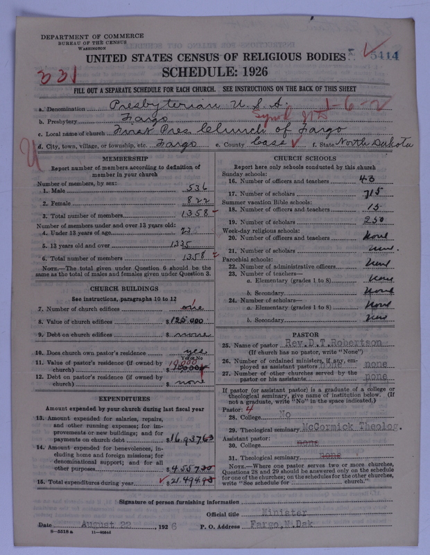Scan of Presbyterian Church in the United States of America: 5414