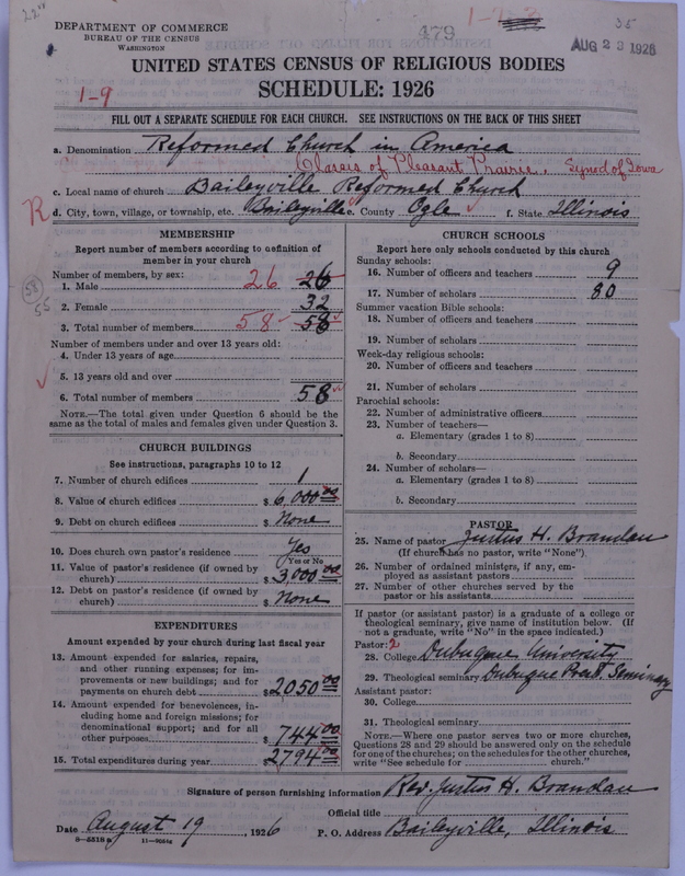 Scan of Reformed Church in America: 479